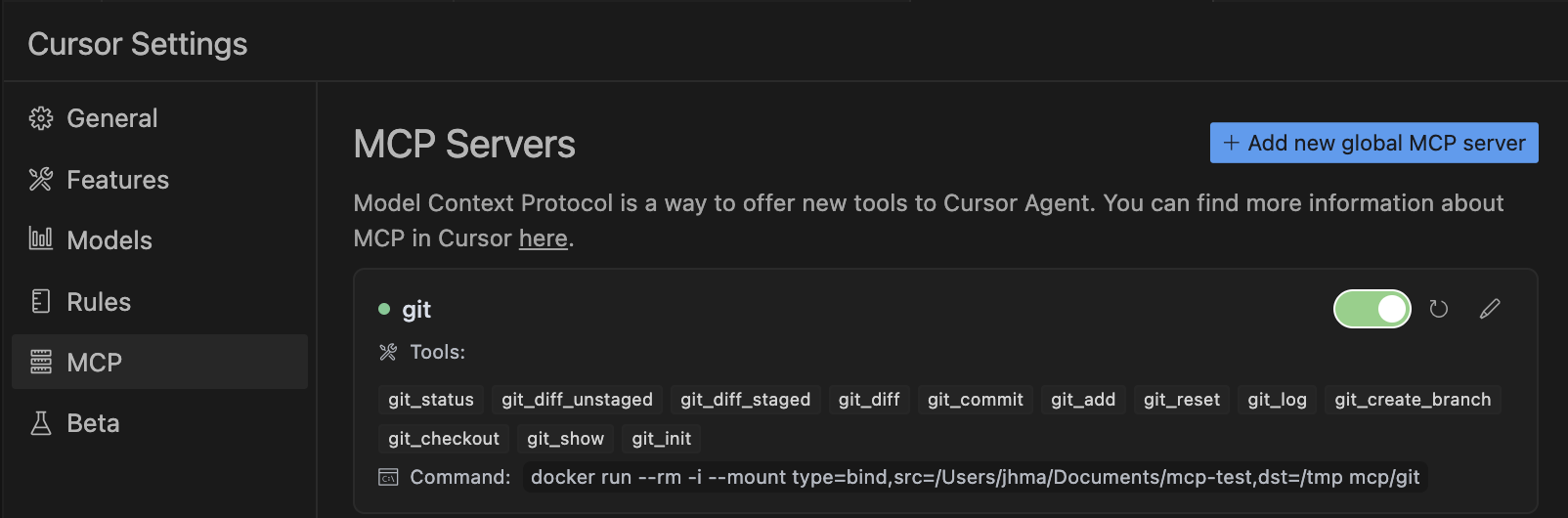 Cursor-git-mcp